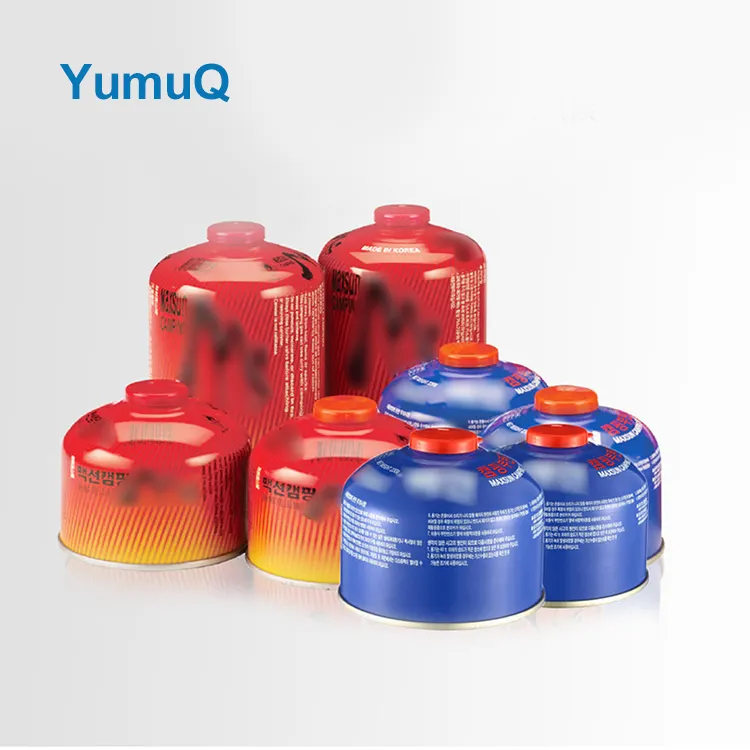 YumuQ 230g / 450g Tinplate Steel Hot Selling Portable Outdoor Alpine Butane Gas Fuel Canister Camping For Hiking