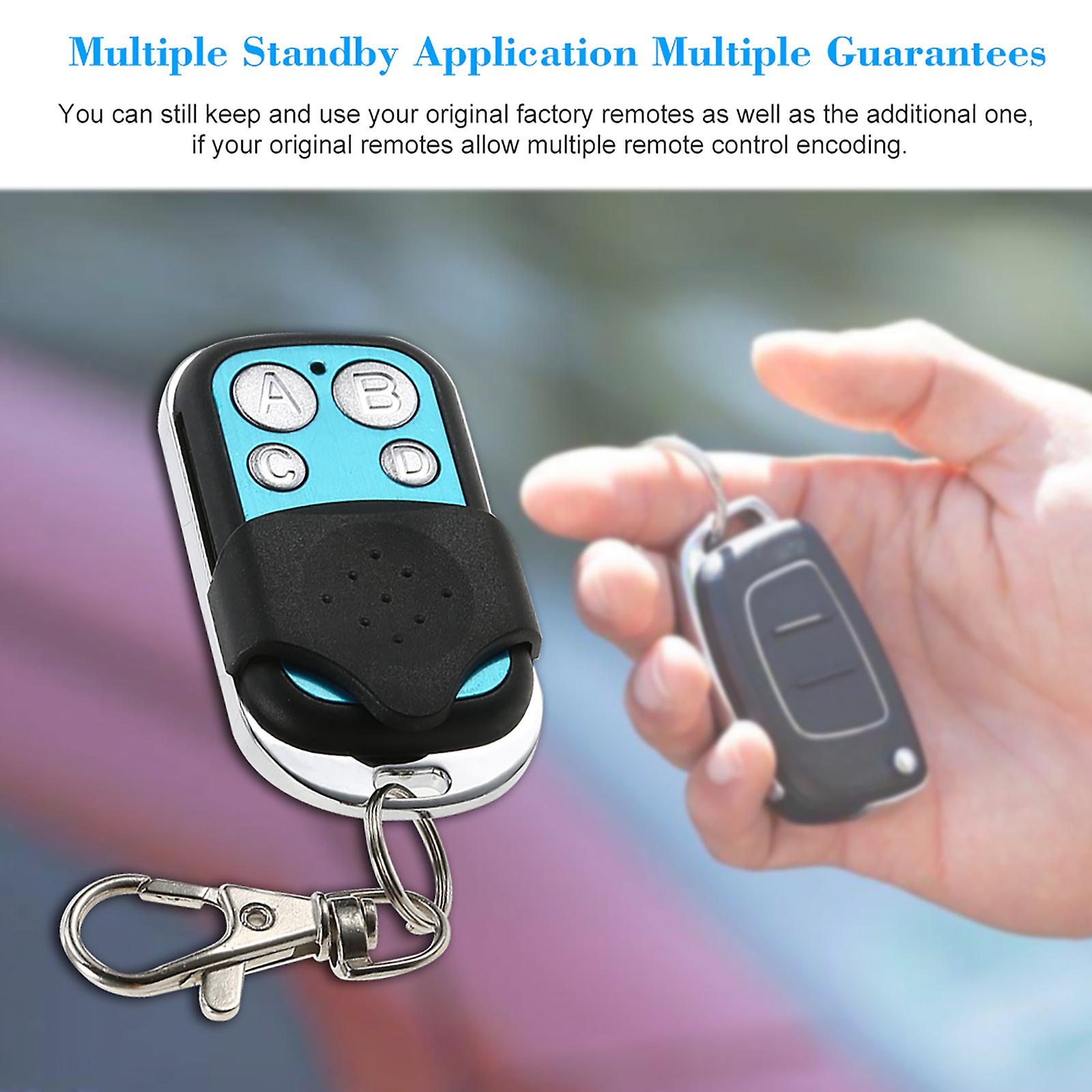 Black Rf Remote Controller Itead 433mhz Wireless Control Electric Gate Door 4 Buttons Push Cover Smart Remote Controller For Sonoff Rf 433mhz Controll