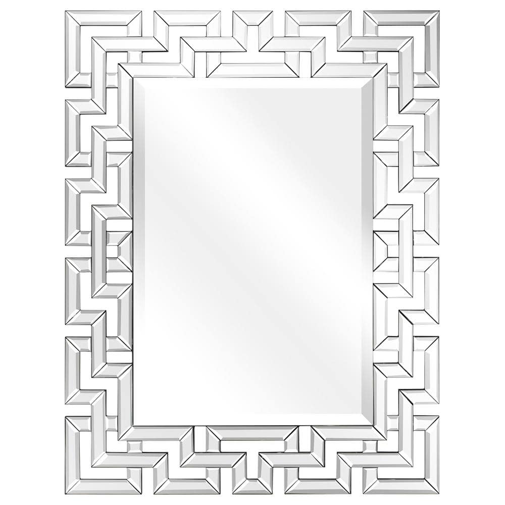 Empire Art Direct Medium Rectangle Clear Beveled Glass Modern Mirror (31 in. H x 40 in. W) MOM-16060MM-3140