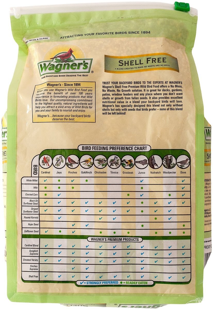 Wagner's Shell Free Premium Wild Bird Food