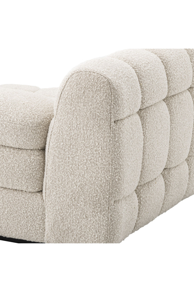 Cream Bouclé Modern Sofa  Eichholtz Dean   Transitional   Armchairs And Accent Chairs   by Oroa   Distinctive Furniture  Houzz