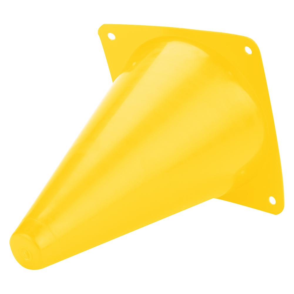 6pcs 18cm Soccer Training Cone Football Barriers Plastic Marker Holder Accessory (yellow)