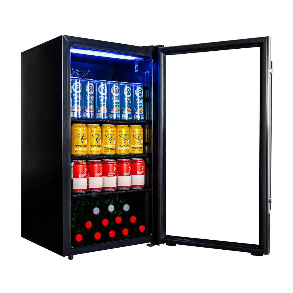 Danby Designer 17.5 in. Wide 117-Can Free-Standing Beverage Cooler DBC117A2BSSDD-6