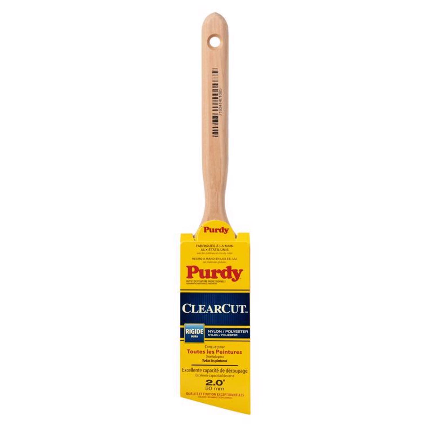 Purdy Clearcut Glide 2 in. Stiff Angle Trim Paint Brush