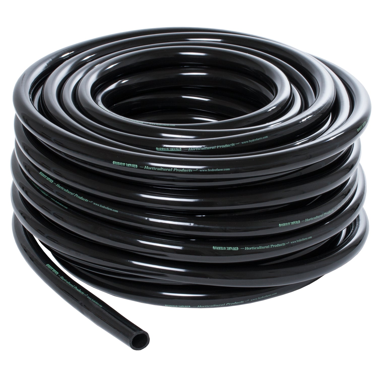 Active Aqua HGTB75 0.75 Inch Hydroponic Irrigation Tubing， 100 Ft， Black