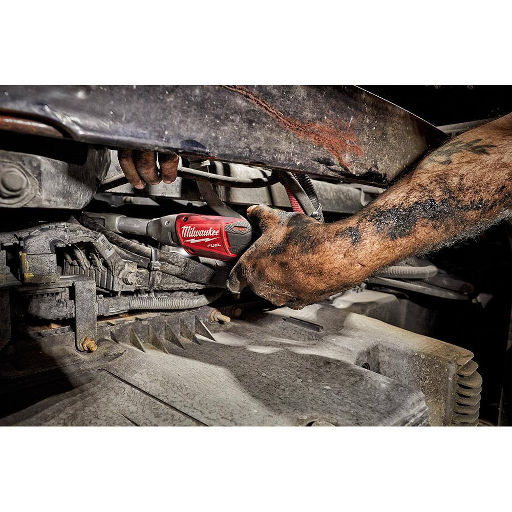 MW M12 FUEL 12V 38 in. Lithium-Ion Brushless Cordless Extended Reach Ratchet (Tool-Only) 2560-20