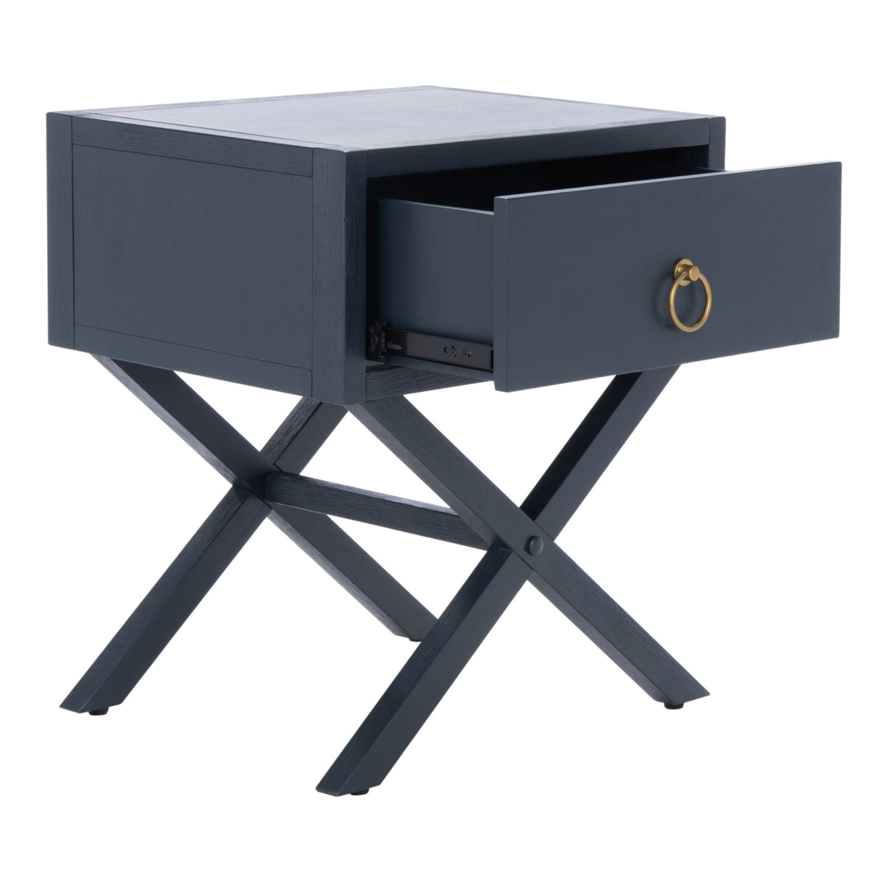 Safavieh SAFAVIEH Odilia 1-Drawer Nightstand Navy