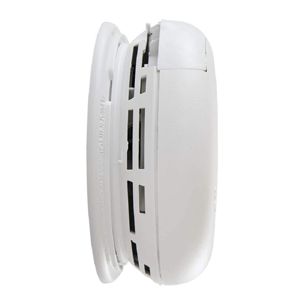 Hardwired Photoelectric Smoke Alarm with Battery Backup