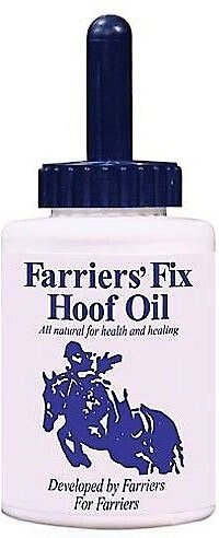 Farrier's Fix Brush Top Horse Hoof Oil， 16-oz bottle