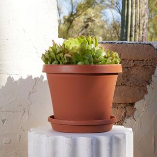 Bloem 14 x 12.75 Terra Cotta Terra Plastic Planter 50014C