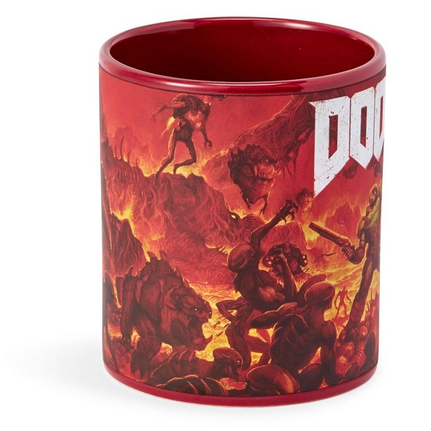 Just Funky Doom Doomslayer 16oz Ceramic Coffee Mug