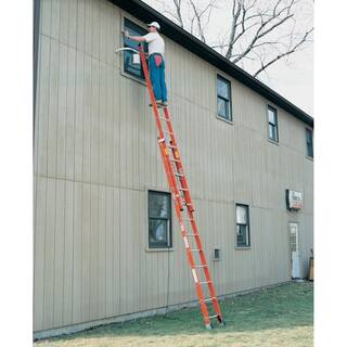 Werner 36 ft. Fiberglass D-Rung Extension Ladder with 300 lbs. Load Capacity Type IA Duty Rating D6236-2