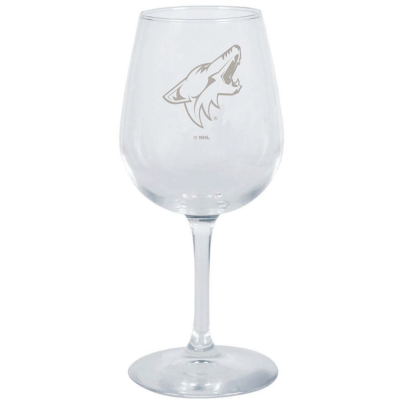 Arizona Coyotes 12.75oz. Stemmed Wine Glass