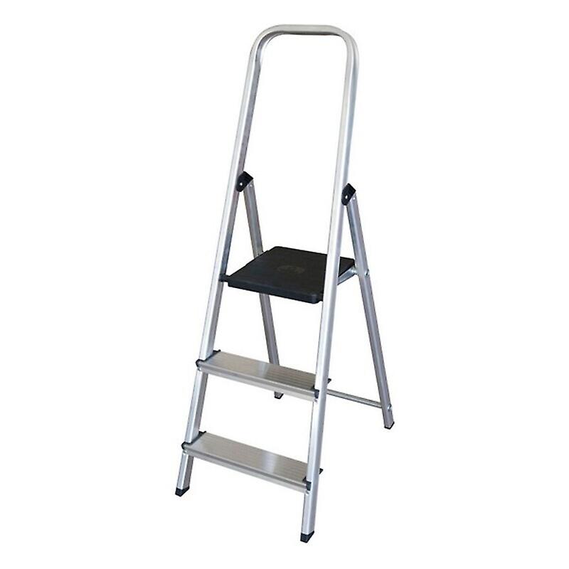 3-step folding ladder Aluminium