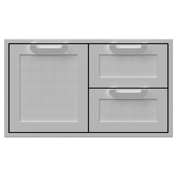 Hestan 36 Double Drawer & Storage Door Combination With Color Options