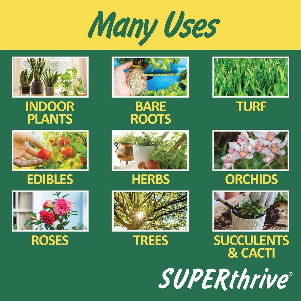 SUPERTHRIVE 4 oz. Superthrive Vitamin Solution Liquid Plant Fertilizer 100047020