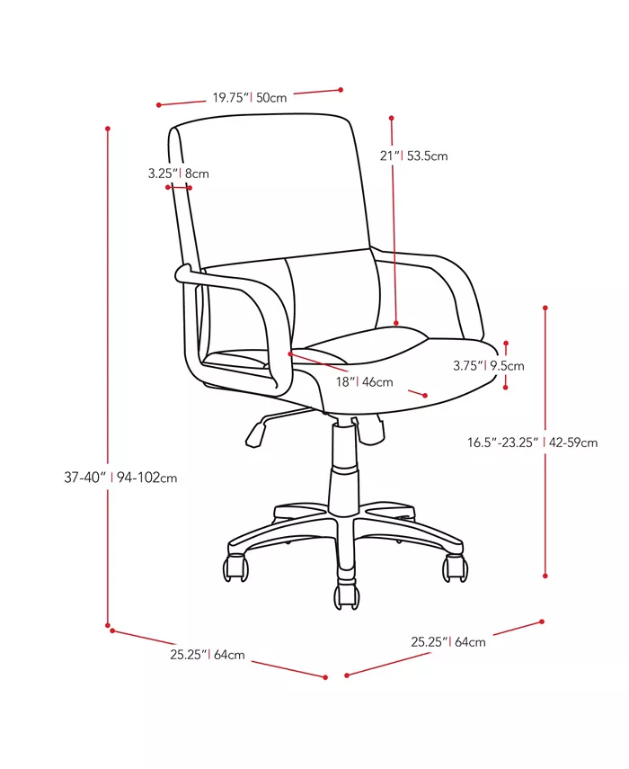 CorLiving Workspace Office Chair in Leatherette