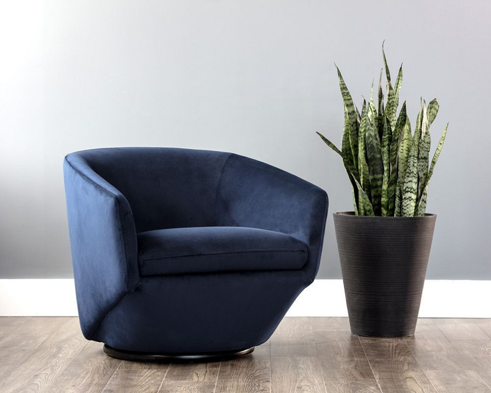 Sunpan 5West Treviso Swivel Armchair   Contemporary   Armchairs And Accent Chairs   by Unlimited Furniture Group  Houzz