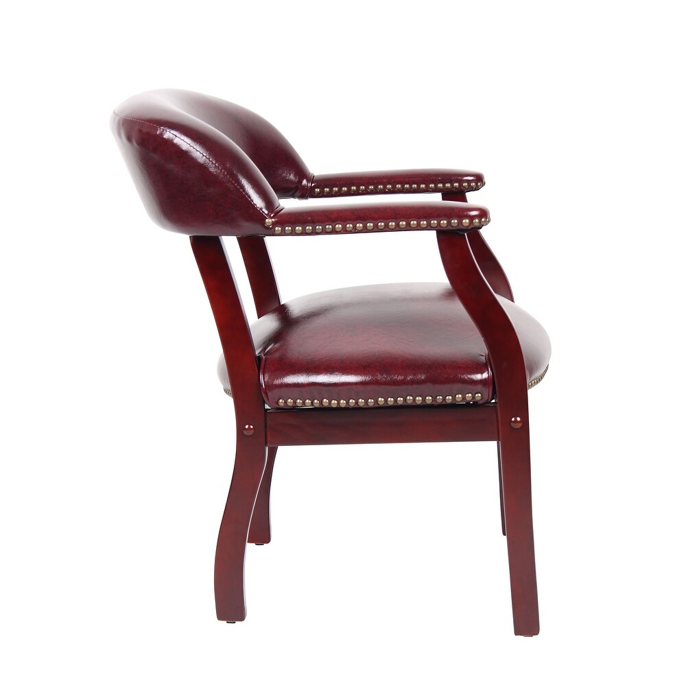 Boss Traditional Mahogany Reception Chair