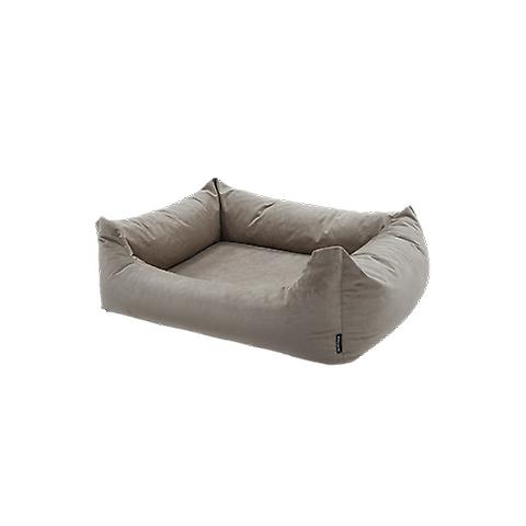 Madison Velours Dog Bed Taupe S