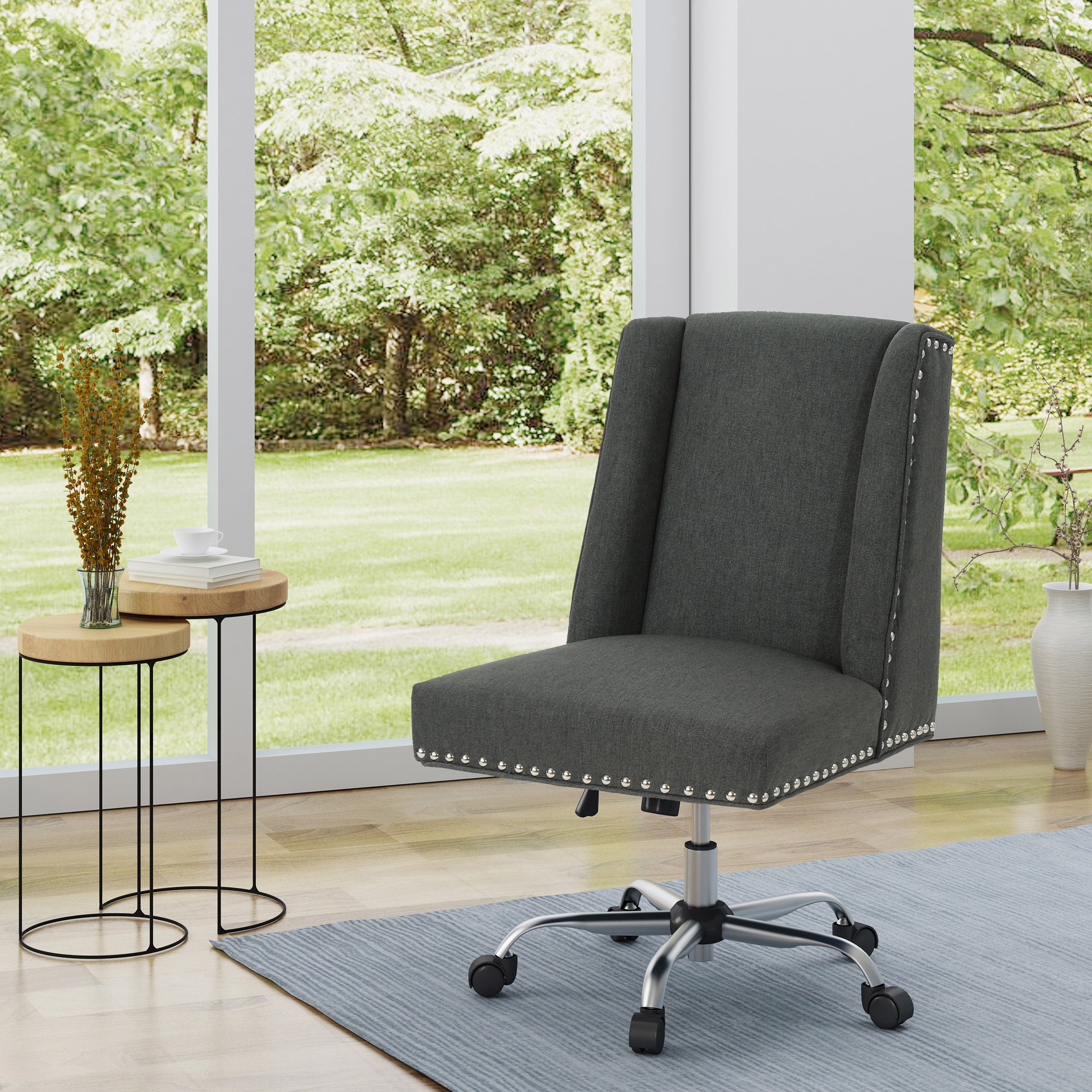 Quentin Home Office Fabric Desk Chair