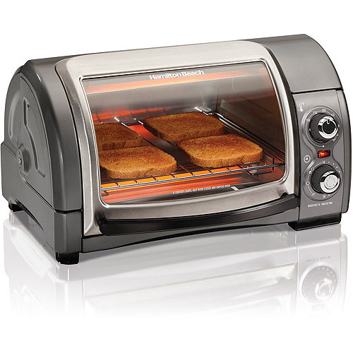 Hamilton Beach Easy Reach 4 Slice Toaster Oven， Model# 31334D