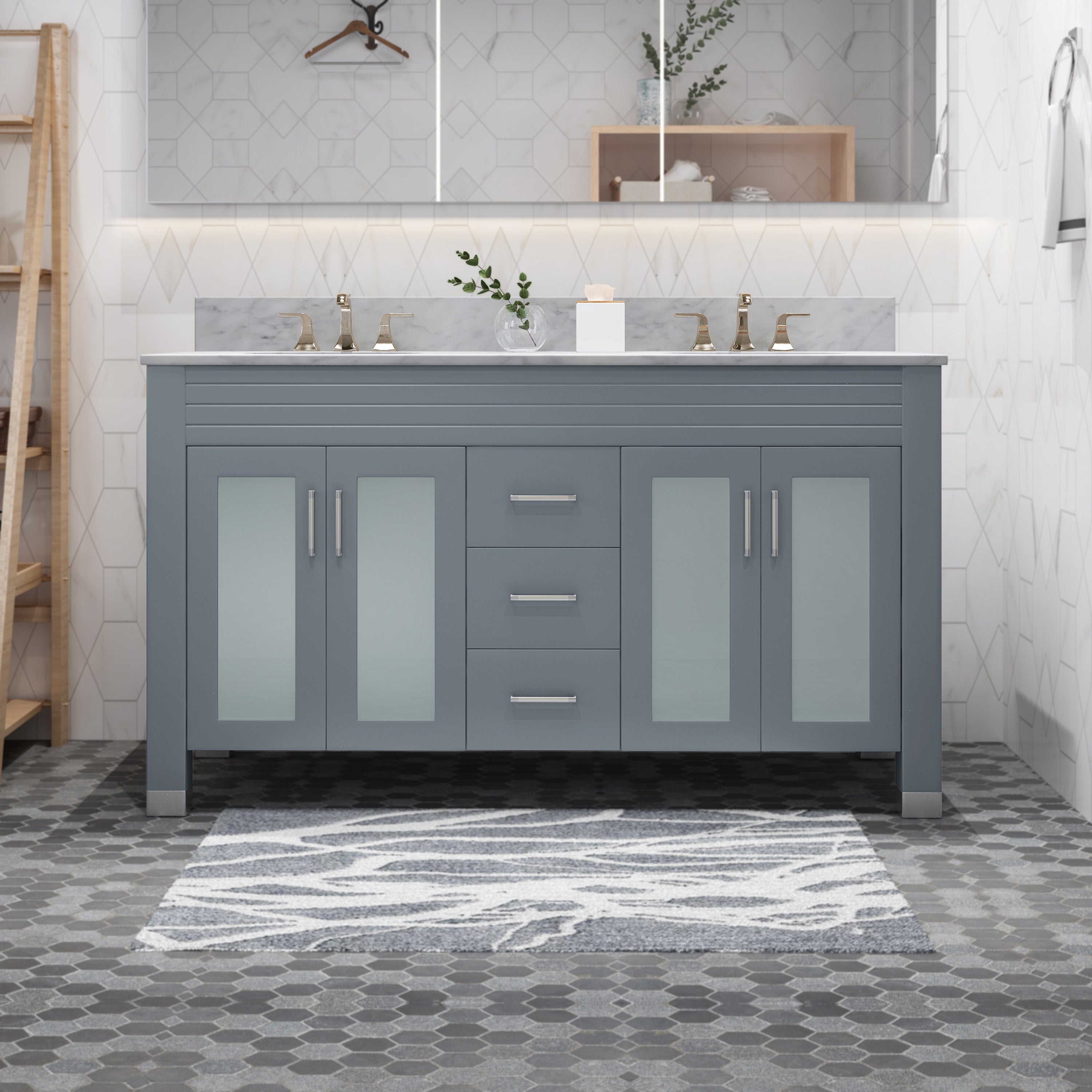 Lorent Contemporary Marble Countertop with Sink