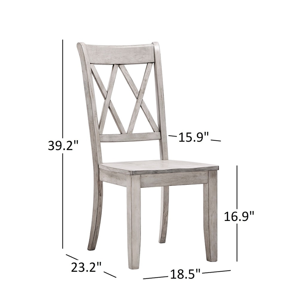 Eleanor X Back Wood Dining Chair (Set of 2) by iNSPIRE Q Classic