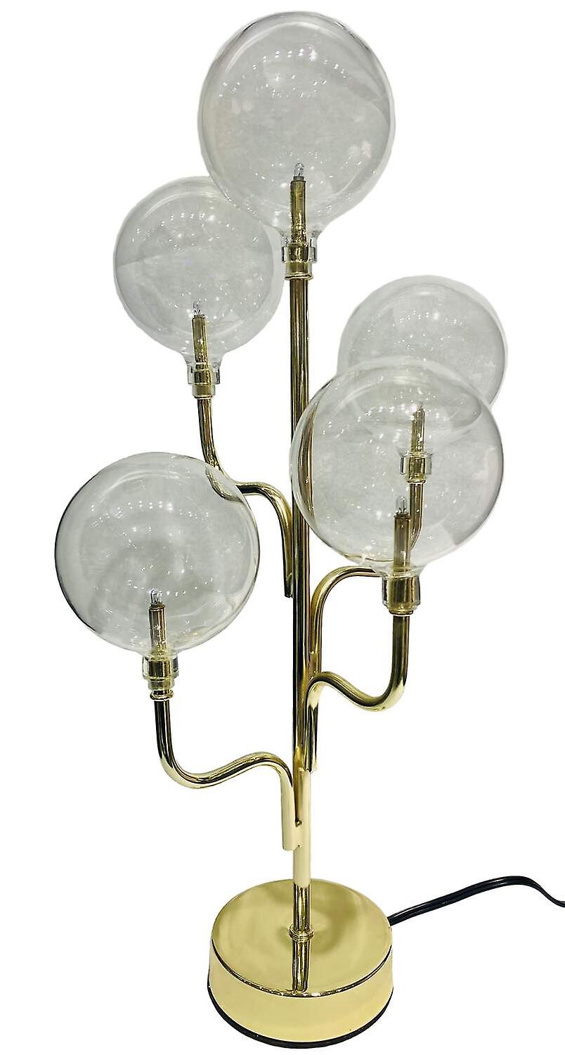 Lamp table metal/glass glass balls H46 cm