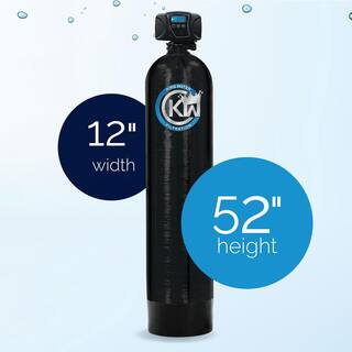 KING WATER FILTRATION Eco Series 20 GPM 4-Stage Municipal Water Filtration and Salt-Free Conditioning System (Treats up to 5 Bathrooms) KW-ECO-MUN-1252