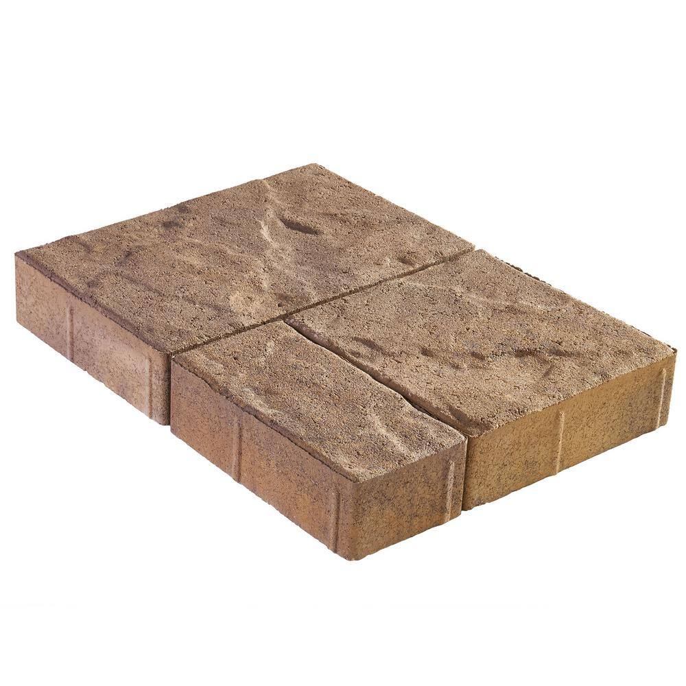 Pavestone Panorama Demi 3-pc 7.75 in. x 7.75 in. x 2.25 in. Platte River Blend Concrete Paver (240 Pcs.  103 Sq. ft.  Pallet) 36778.PRBL