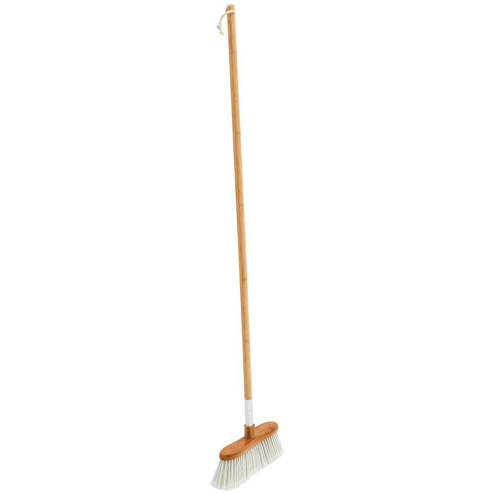 HARPER Live.Love.Clean. 10.83 in. W Bamboo Household Broom for Dry Dirt Pet Hair and Other Small Debris 37501000