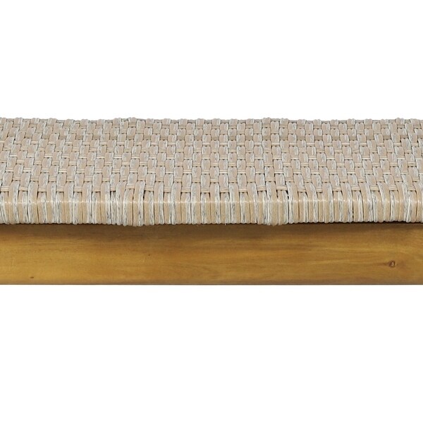 Cambria Wicker Bench by Christopher Knight Home