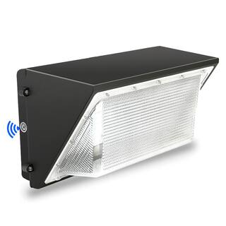 WYZM 800-Watt Equivalence Integrated LED Bronze Weather Resistant Wall Pack Area Light 16000 Lumens WP125D