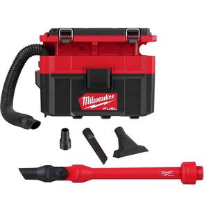 MW M18 FUEL PACKOUT Cordless 2.5 Gal WetDry Vacuum wAIR-TIP 1-14 in. - 2-12 in. (1-Piece) Pivot Extension Wand 0970-20-49-90-2031