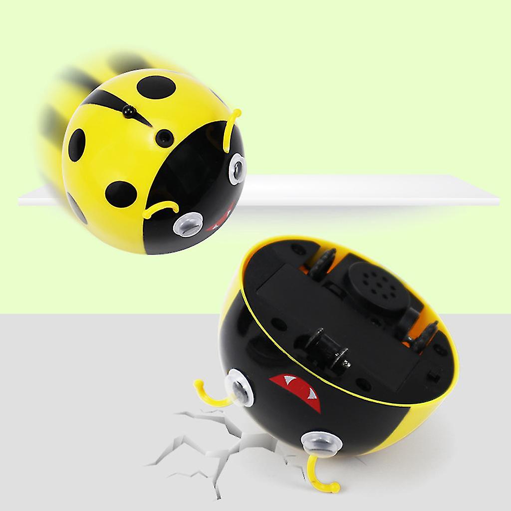 Miman Infrared Sensor Electric Smart Escape Toy Simulation Ladybug Baby Kids Toys Intelligent Escaping Dog Cat Funny Toy-red