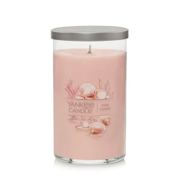 Yankee Candle Pink Sands Signature Medium Pillar Candle