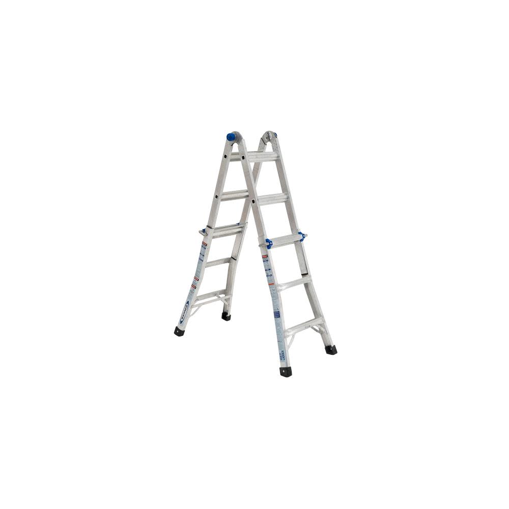 13-ft Aluminum 300-lb Telescoping Type Ia Multi-Position Ladder ;