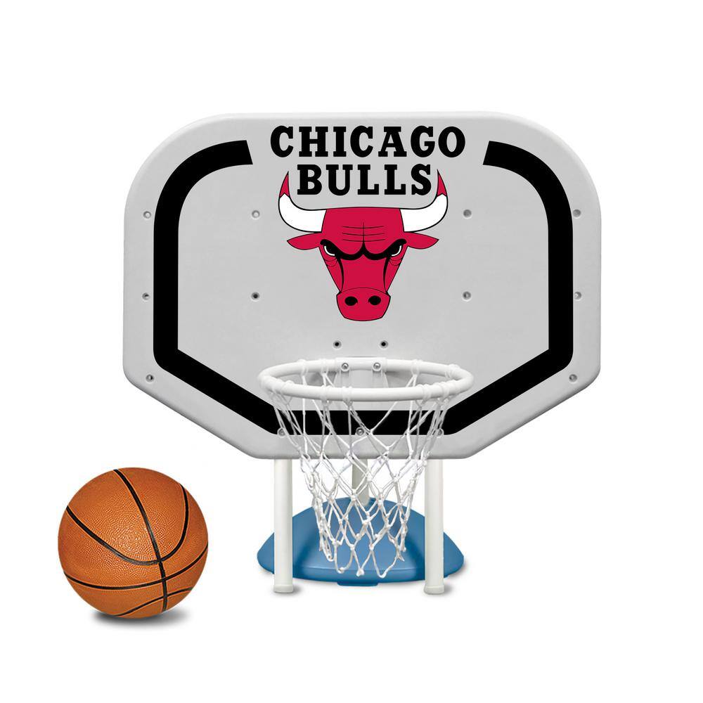 Poolmaster Chicago Bulls NBA Pro Rebounder Swimming Pool Basketball Game 72935