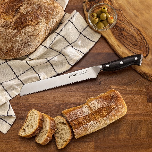 Joyjolt 8 Bread Knife High Carbon X50 German Steel Kitchen Knife