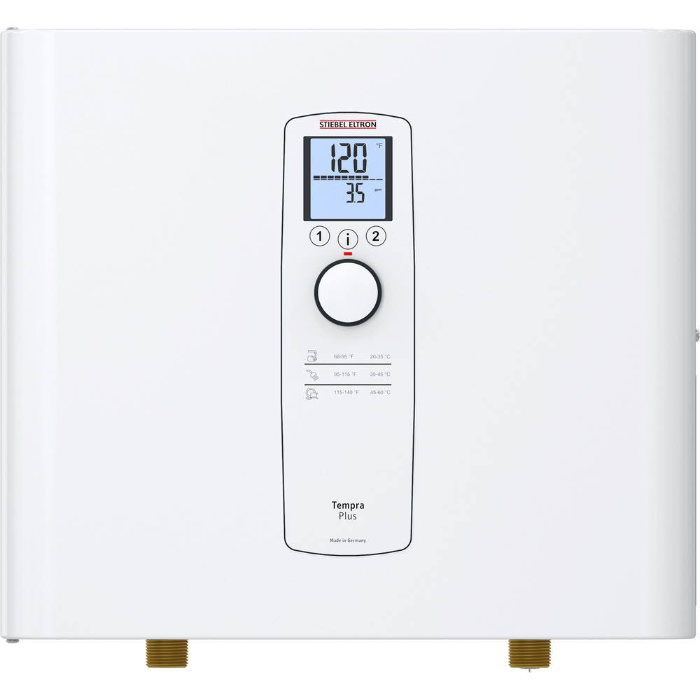 Stiebel Eltron Tempra 29 Plus Adv Flow Control and Self-Modulating 28.8 kW 5.66 GPM Residential Electric Tankless Water Heater Tempra 29 Plus