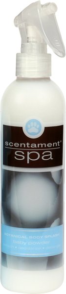 Best Shot Scentament Spa Botanical Body Splash Baby Powder Dog and Cat Spray， 8-oz bottle