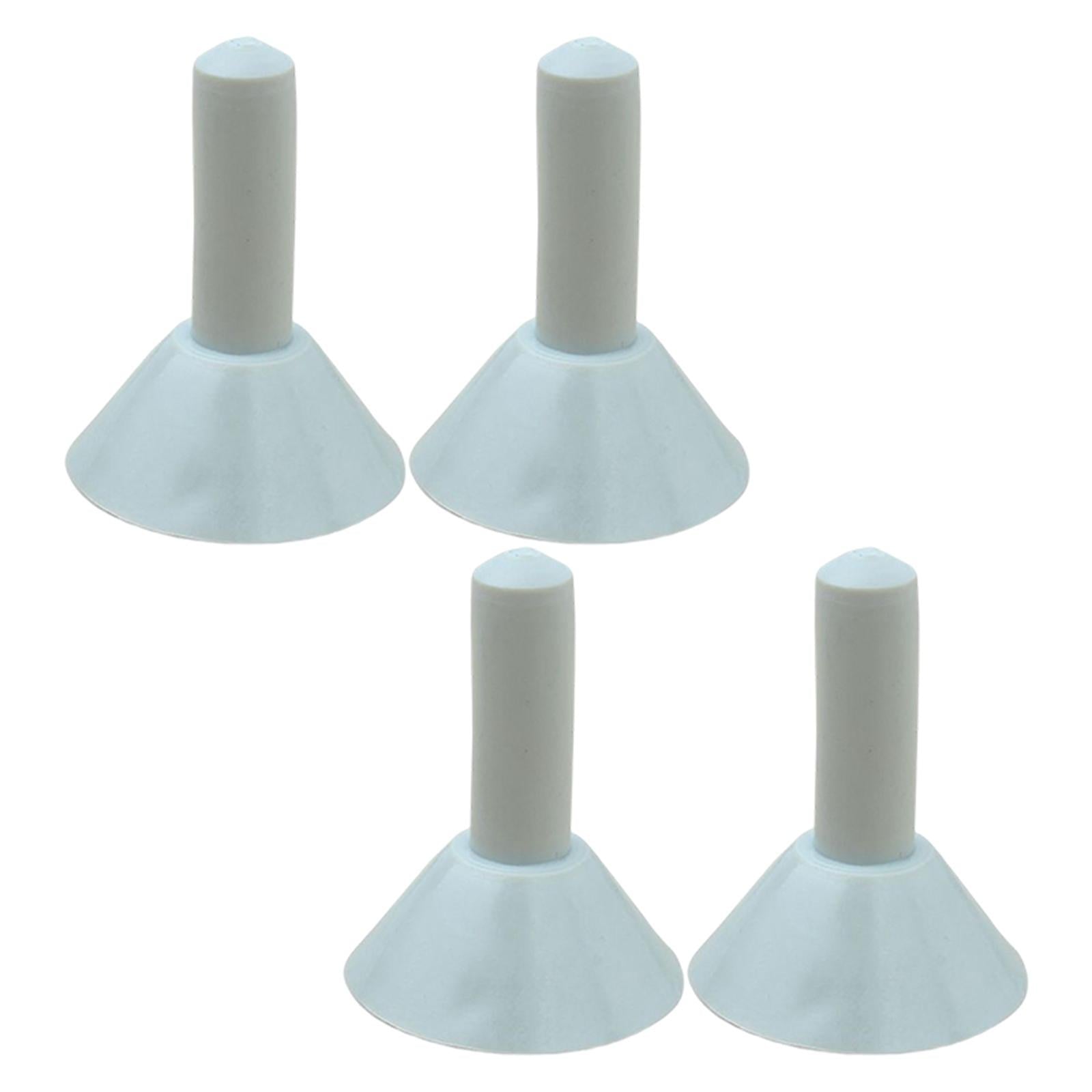 4 Pieces Tent Pole Insulation Protection Caps Insulating for Hiking Camping Grey