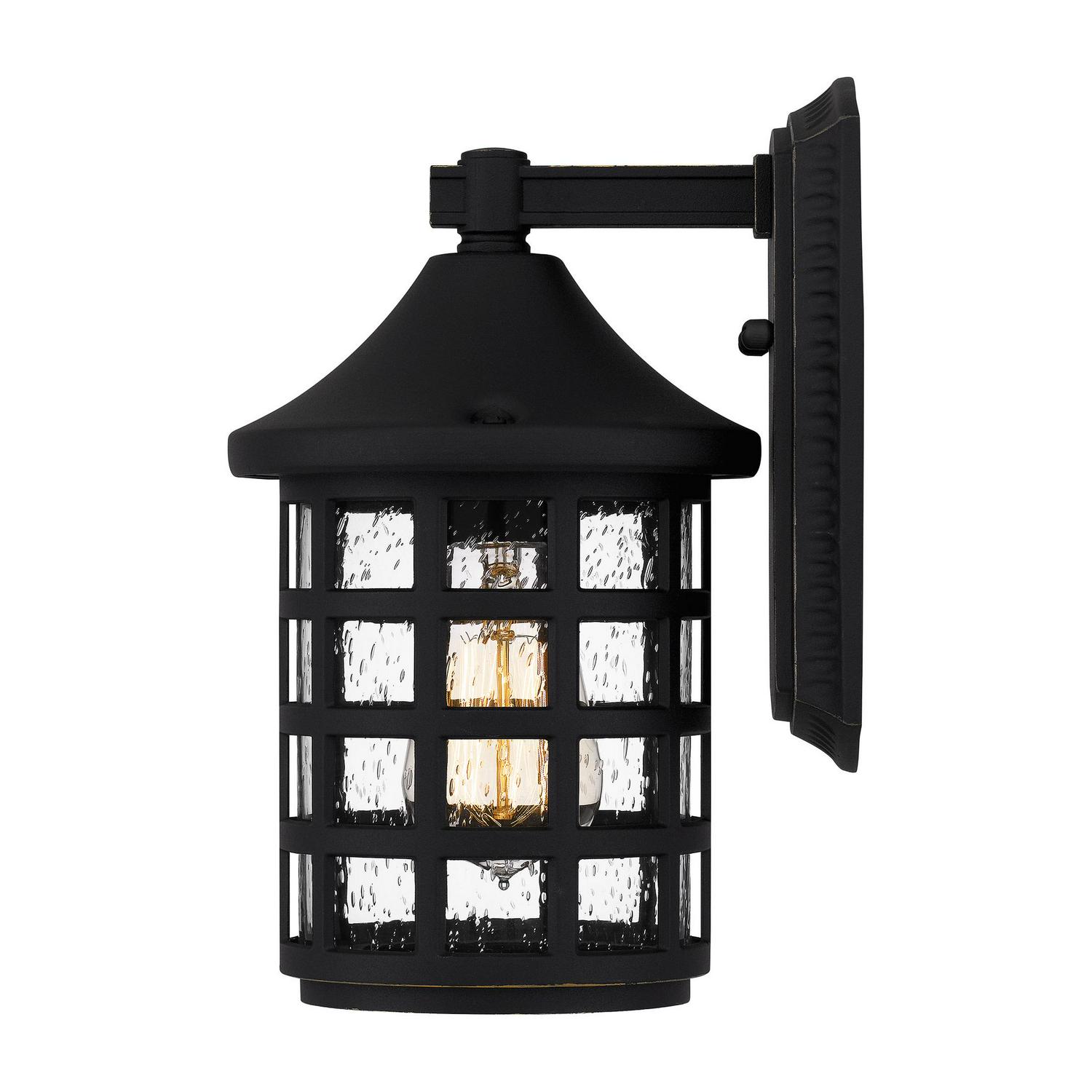 Ashley Harbour Callen 1-Light Earth Black Outdoor Wall Lantern