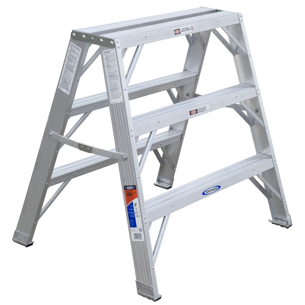 3 Ft. Aluminum Twin-Work Stand Type IA