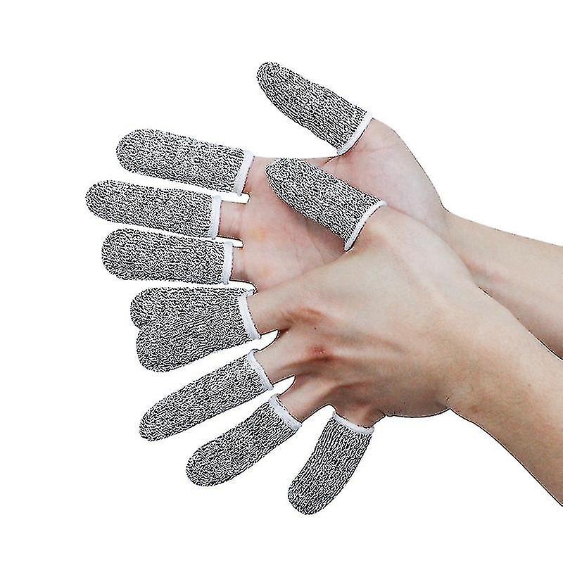 10pcs Finger Cots Cut Resistant Protector Finger Covers For Cuts Cut Resistant Finger Protectors