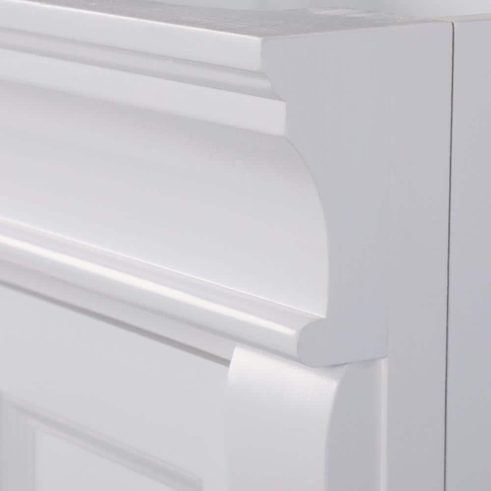 Home Decorators Collection Naples 30 in W x 2175 in D Bath Vanity Cabinet in White