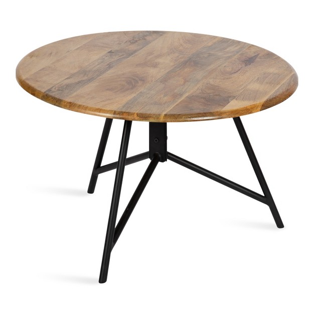 Kate And Laurel Pallson Round Wood Coffee Table