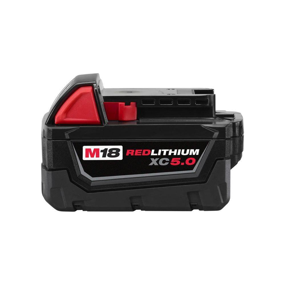 MW M18 18-Volt Lithium-Ion XC Extended Capacity Battery Pack 5.0Ah (4-Pack) 48-11-1852