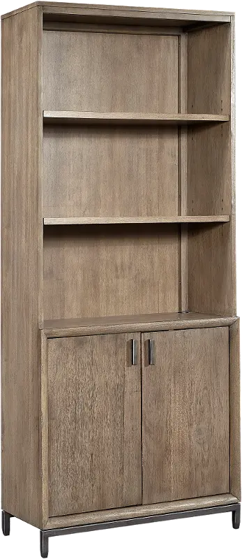 Trellis Desert Brown Bookcase with Door